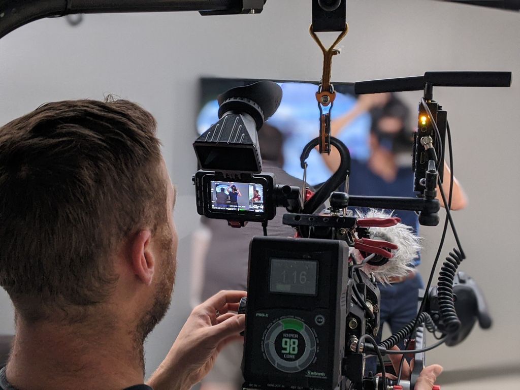 Moonbeam Video on set